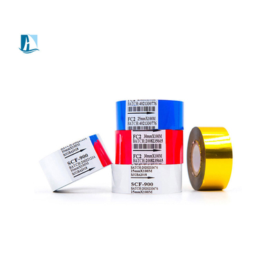 SCF900 LC1 FC3 ホットスタンプリボンプリンター用品 25mm*100m カラー・日付・コードフイル