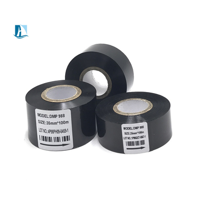 カラープリンター 適用可 幅12mm 黒 Ribbon Roll 100m 長さ ホットスタンプ コード