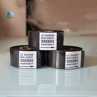 ブラスレター対応SCF900 日付コード用のホットスタンプリボン 30mm*100m ゴールデン色