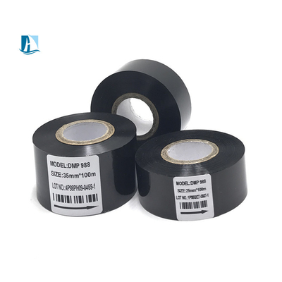 LC1 黒 40mm*100m h200frホットホイルスタンプリングマシンのためのゴールドPETホットスタンプリングホイル