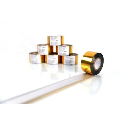 25mm*100m 日付印刷機バーコードリボンFC3 SCF900コードマシンのための赤熱スタンプフィルム