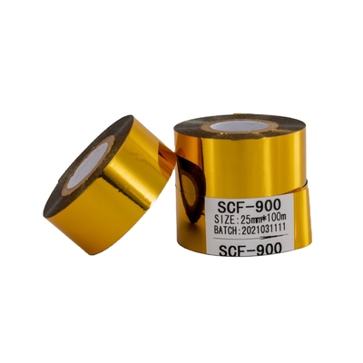 カラープリンター 適用可能 金製 ホットスタンプフィルム コードマシン用 30mm*100m