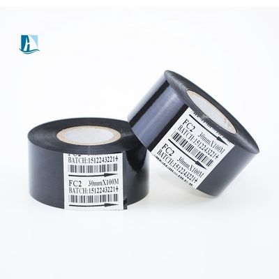 ブラスレタープリンター ホットスタンピング フィルム リボン 30mm 幅 122M 日付コード 40*100m