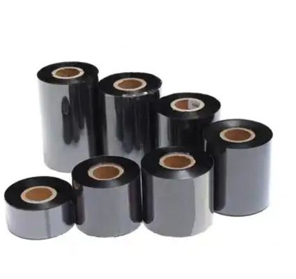 ホットスタンプ温度100C-160C 55*100m/122mのための樹脂ワックスプリンターリボン