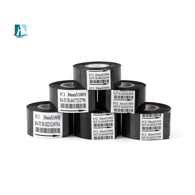 30mm 100m ホットコーディング フィルム ゴールド フィルム バーコード リボン 圧力範囲 0.3-0.5Mpa