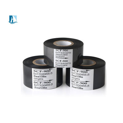 30mm 100m プリンタ用ホットスタンプリボン SCF900 LC1 FC2 FC3 黒色 コード式ホットプリントフィルム