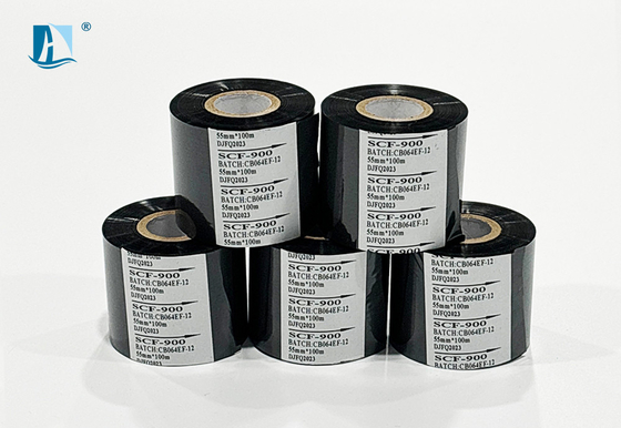 SCF900/LC1/FC3 25mm 100m ホットスタンプインク リボン ラベルプリンター用 金/銀/黄色/黒