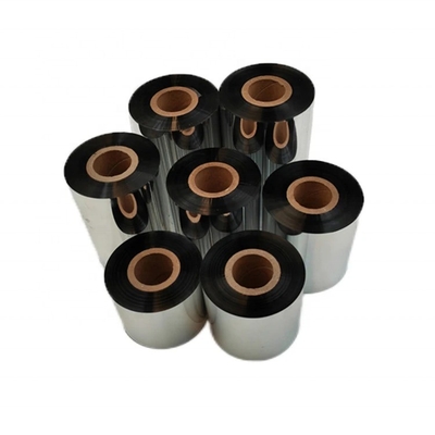 55mm*100m 熱フィルム リボン ブラックカラー印刷用 完全で摩擦耐性