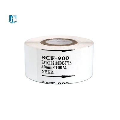 SCF-900とFC2コードプリンター用ポリエチレンロールホイットスタンプフィルムリボン 35mm*122m