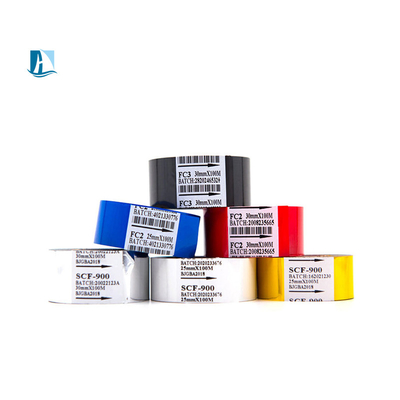 Blue SCF900 PET Color Coding Ribbon for Printing Date on Packaging Film Hot Stamping (ブルーSCF900 PETカラーコードリボン) パッケージフィルムに印刷日付を表示する