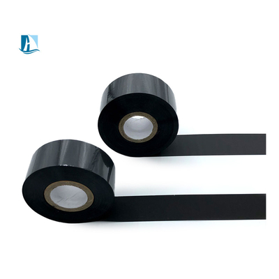 30mm*100m PET熱スタンピングリボン バッチ用期限コード 金銀 白