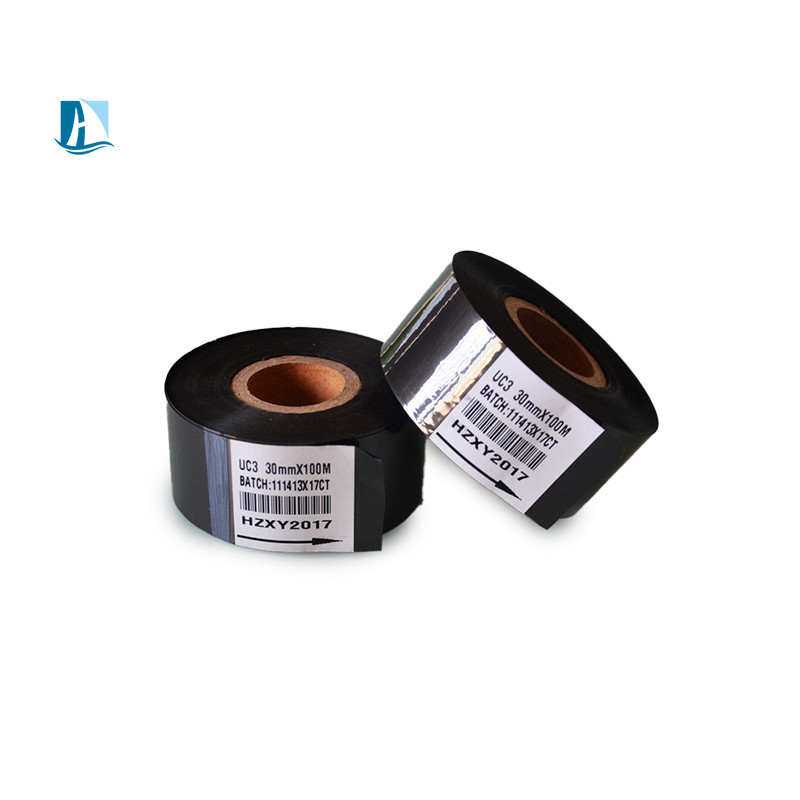 ラベルプリンタ 熱印金製紙 リボン 20mm/30mm/35mm/40mm/45mm/50mm
