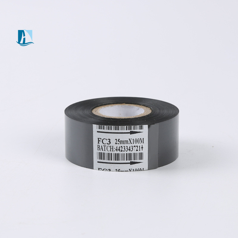 SCF 900 30mm*100m ブラックスタンプ日付のプラスチック袋印刷テープ ホットコーディングフィルム