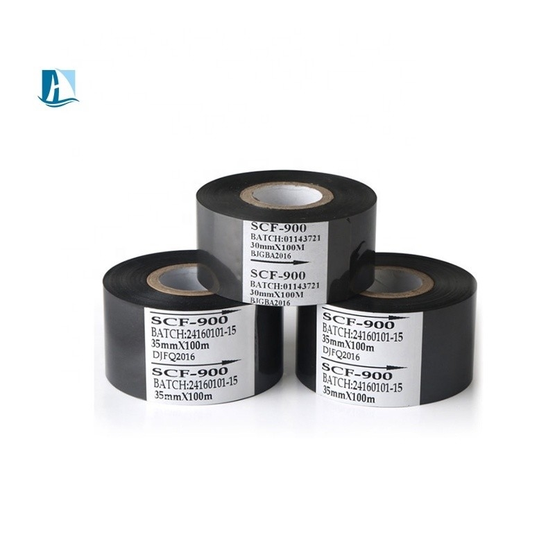 FC3 SCF900 25mm 30mm * 100M HP241B HP241日付コードプリンタ用の黒色ホットコーディングフォイル